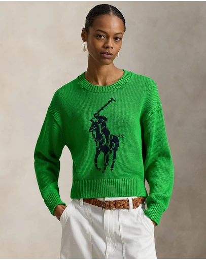 Polo Ralph Lauren - Big Pony Cotton Crewneck Sweater