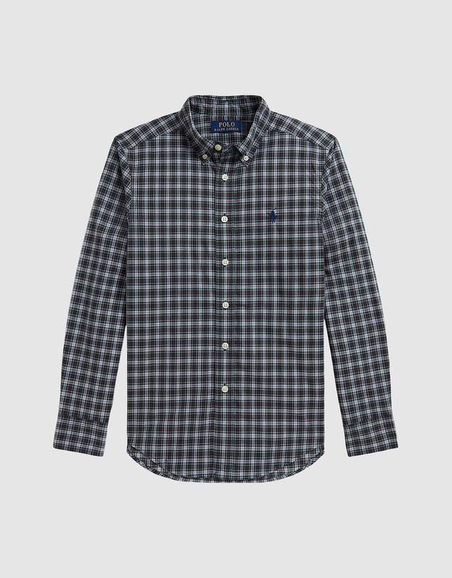 Polo Ralph Lauren - Plaid Cotton Poplin Shirt - ICONIC EXCLUSIVE - Teens