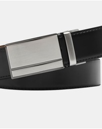 Buckle - Cedar. Australian Made Reversible Leather Belt. 35mm width.
