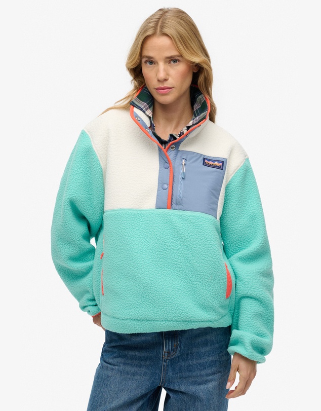 Superdry - Colour Block Fleece Pull Over