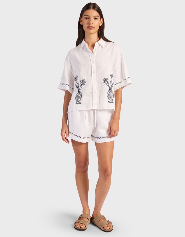 Academy Brand - Mae Linen Short