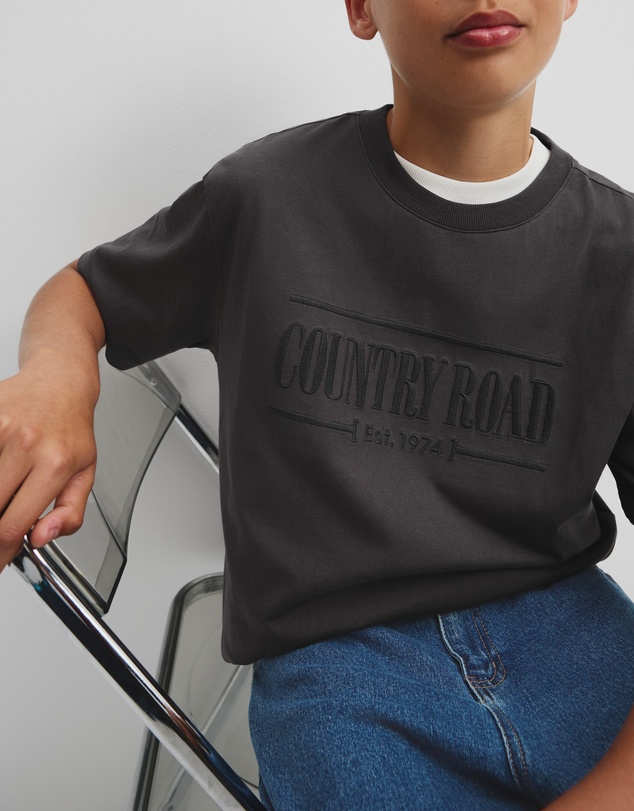 Country Road - Teen Australian Cotton Heritage Oversized T-shirt