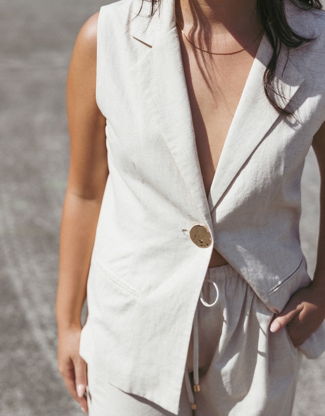 Petal & Pup - Trula Vest - Oatmeal