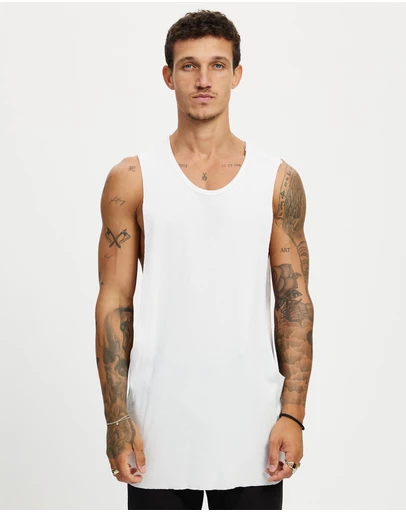 Surrounded By Ghosts - The Titanium Rib Knit Muscle T-Shirt
