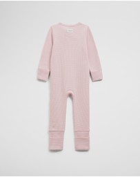 Country Road - Organically Grown Cotton Waffle Jumpsuit