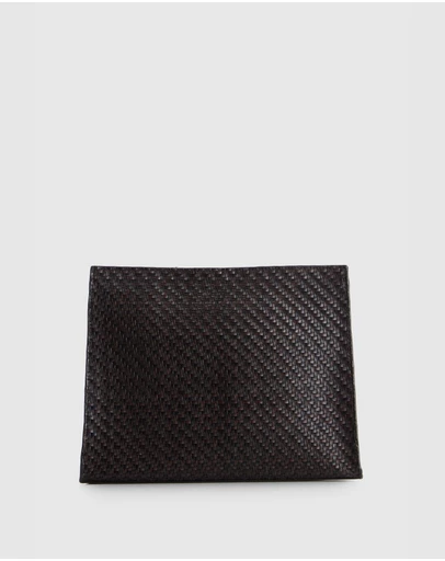 Evity - Logan Leather Weave Pouch