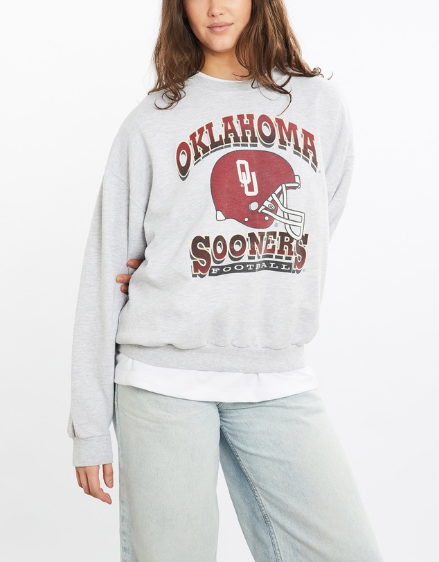 Vintage by The Real Deal - Pre Loved - Vintage 90s NCAA Oklahoma Sooners Sweatshirt