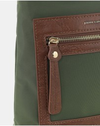 Pierre Cardin - Pierre Cardin RFID Lightweight Nylon Crossbody Bag