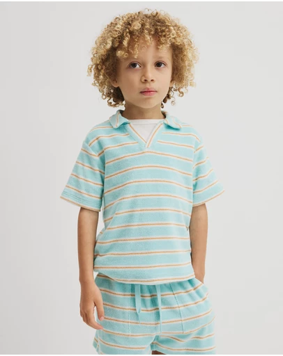 Country Road - Short Sleeve Relaxed Terry Polo