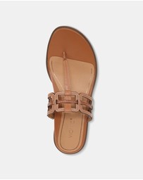 Vionic - Alvana Toe Post Sandal - Tan
