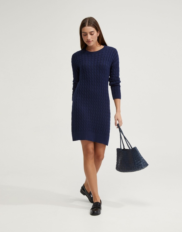 Oxford - Sweeny Cable Knit Mini Dress