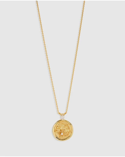 By Charlotte - Serene Lotus Necklace