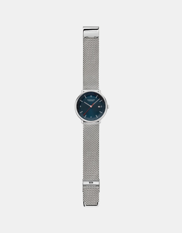 Mondaine - Mondaine Doppio 41mm Vegan Leather Watch Set