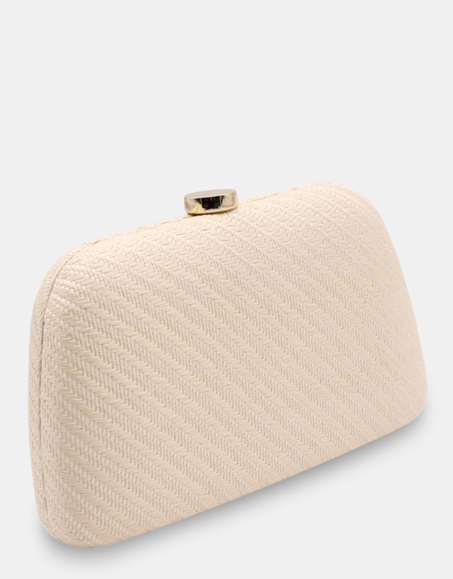 Morgan & Taylor - Brooke Clutch in Cream
