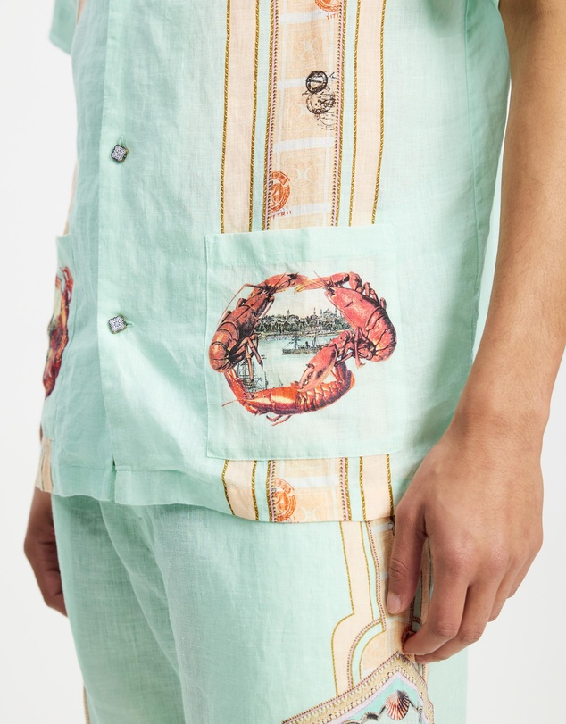 Camilla - Short Sleeve Cabana Shirt