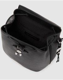 Karl Lagerfeld - Ikon Smooth Small Flap Backpack