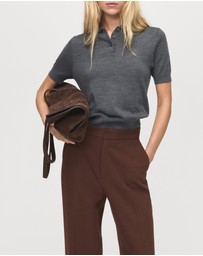 M.N.G - High-Waist Straight Trousers