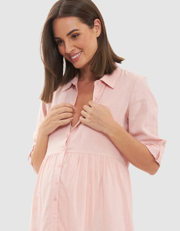 Ripe Maternity - Adel Linen Dress