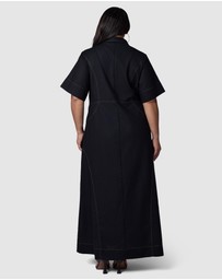 Sunday In The City - No Saints Maxi Shirt Dress