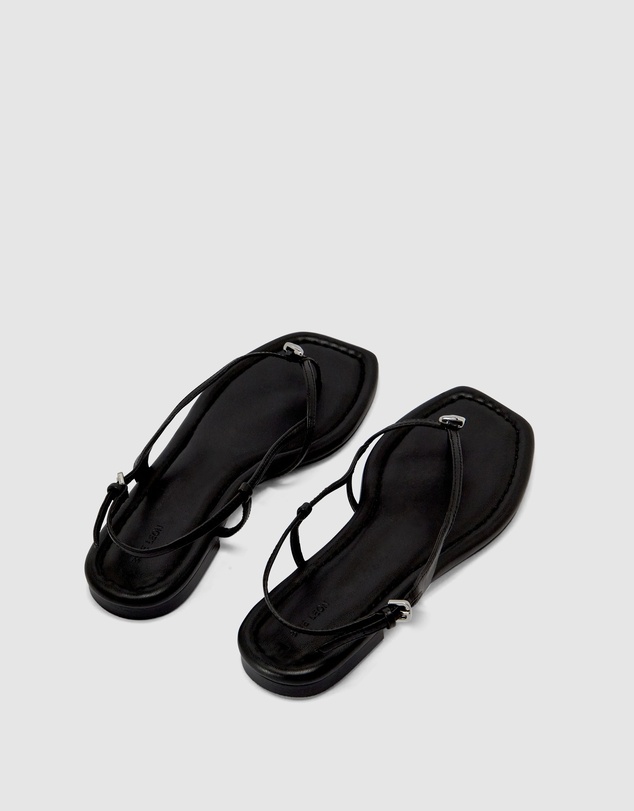 Brie Leon - Halle Flat Sandal - Leather