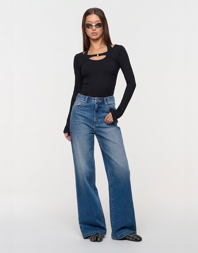 Abrand - Pixie Halter Longsleeve Top