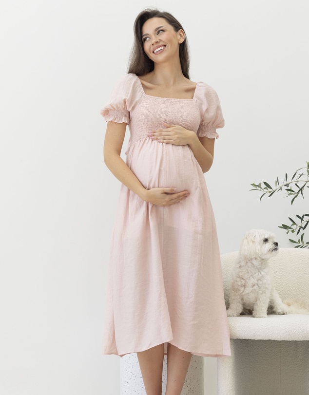 Angel Maternity - Fabia Reversible Tie Maternity Dress