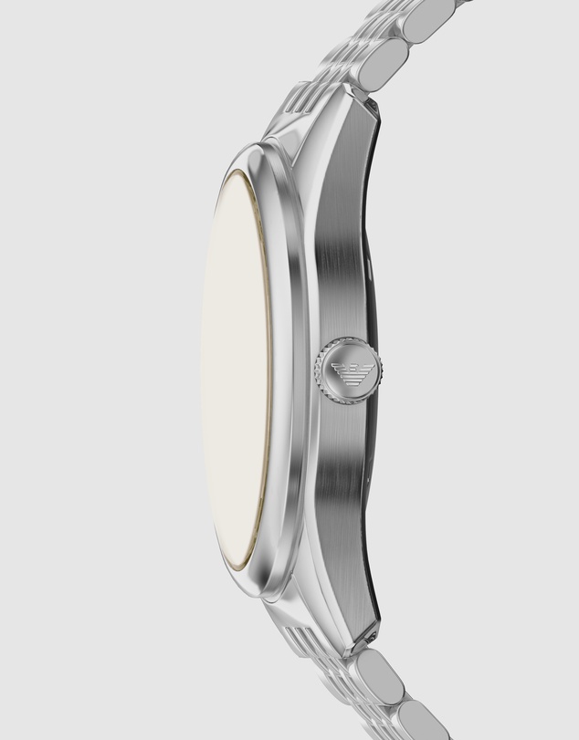 Emporio Armani - Silver Tone Analogue Watch