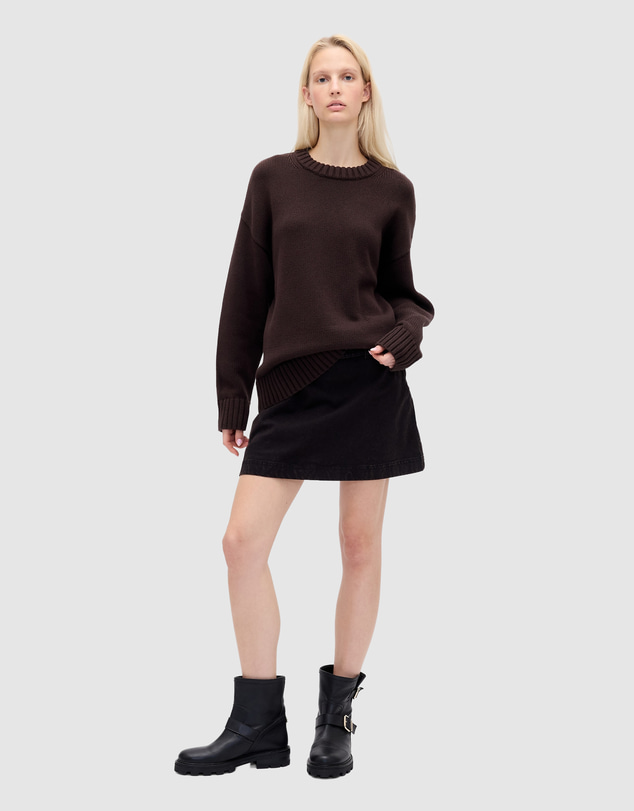 GAP - Cotton Oversized Boyfriend Crew Pullover