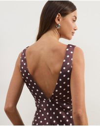 Atmos&Here - Mara Slip Polkadot Dress
