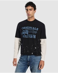 GUESS Originals - GUESS Originals Double Layered T-Shirt