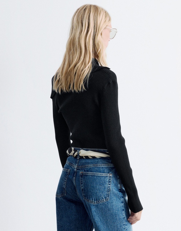 & Other Stories - Rib-Knit Off-Shoulder Top