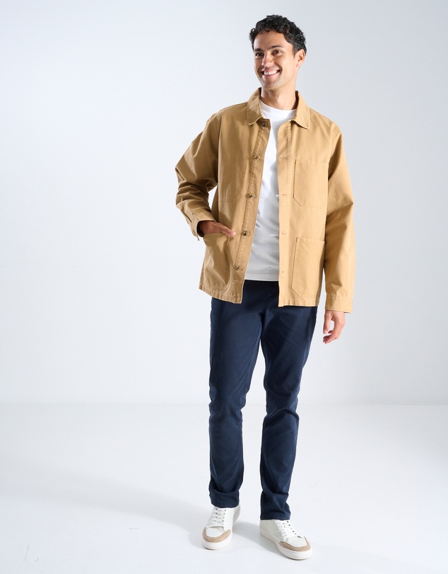 3 Wise Men - 3 Wise Men Chore Jacket - Brown