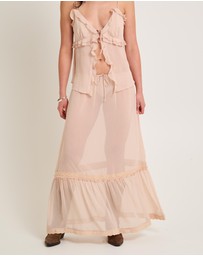 Subtitled - Paislee Sheer Maxi Skirt