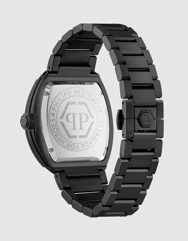 Philipp Plein - HEXAGON PHANTOM 44mm Black IP Analogue