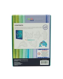 Icando - Australian Sea Life Glow in the Dark Watercolour Art Set