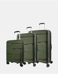 Pierre Cardin - Pierre Cardin Normandy 3-Piece Set Hard Shell Suitcase