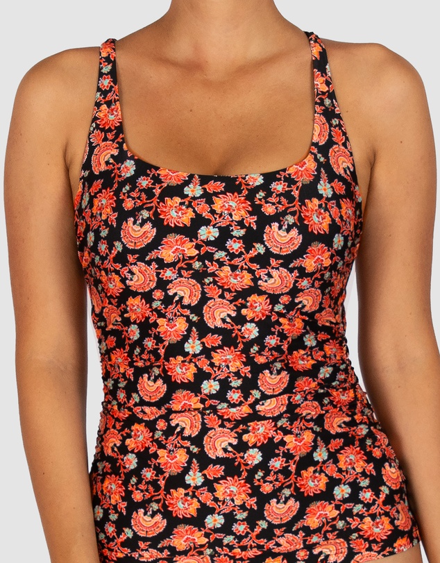 Baku Swimwear - Flamenco D-E Cup Ruched Underwire Singlet Top