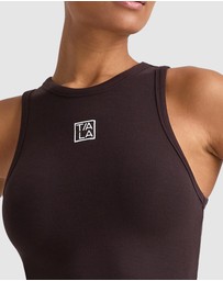 TALA - 365 Rib Logo Racer Tank