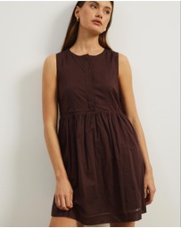 Atmos&Here - Dalia Cotton Voile Mini Dress