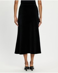 Mossée - Gianna Premium Velvet A-Line Skirt
