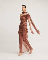TOJHA - MARCELINE ASYMMETRICAL MAXI DRESS