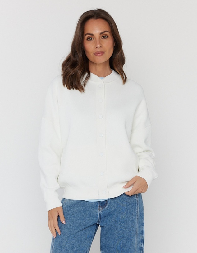 ALEXANDRA - Alfonso Knit Jacket Ivory