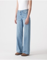 Outland Denim - Mia Mid Wide Jeans