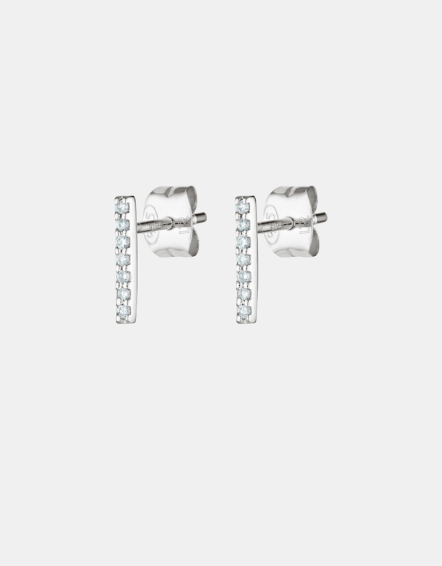 Luna Rae - Sterling Silver - Sophia Diamond Studs