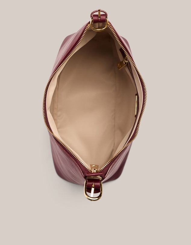 VESTIRSI - Harper Bordeaux Leather Hobo