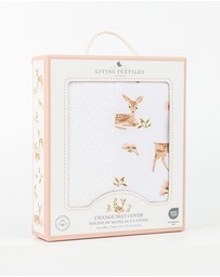 Living Textiles - Jersey Change Mat Cover - Sophia Garden