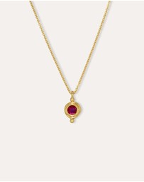 Ottoman Hands - July Birthstone Pendant Necklace