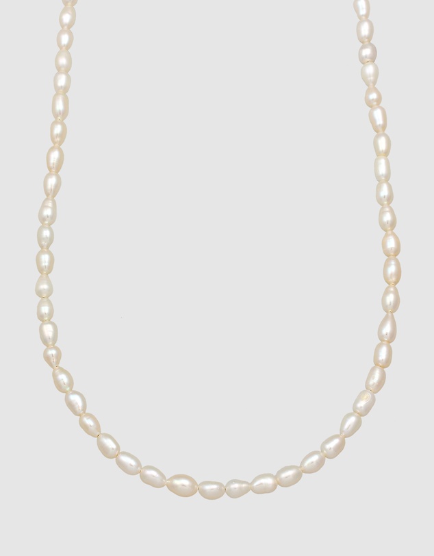 Kuzzoi - ICONIC EXCLUSIVE - Shell Pearl Necklace with Sterling Silver Closure