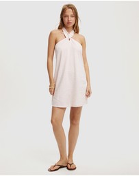 Cotton On - Haven Cross Halter Mini Dress