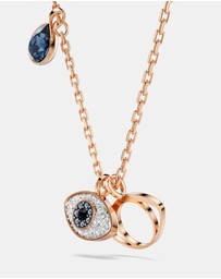 Swarovski - Symbolica Pendant, Eye, Multicoloured, Rose Gold-tone Plated